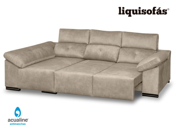 CHAISELONGUE DESLIZANTE FRONTAL Y RECLINABLE MOD. JULY