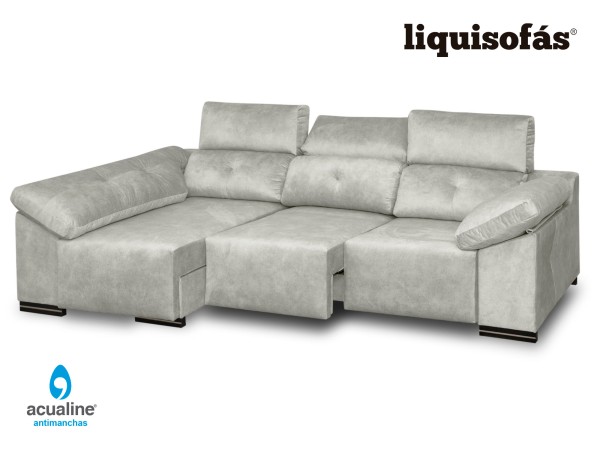 CHAISELONGUE DESLIZANTE FRONTAL Y RECLINABLE MOD. JULY