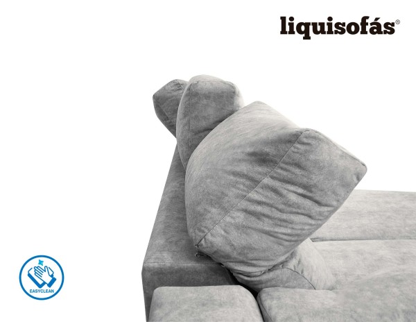 SOFÁ 3 PLAZAS DESLIZANTE FRONTAL Y RECLINABLE MOD. JULY