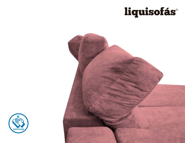 SOFÁ 3 PLAZAS DESLIZANTE FRONTAL Y RECLINABLE MOD. JULY