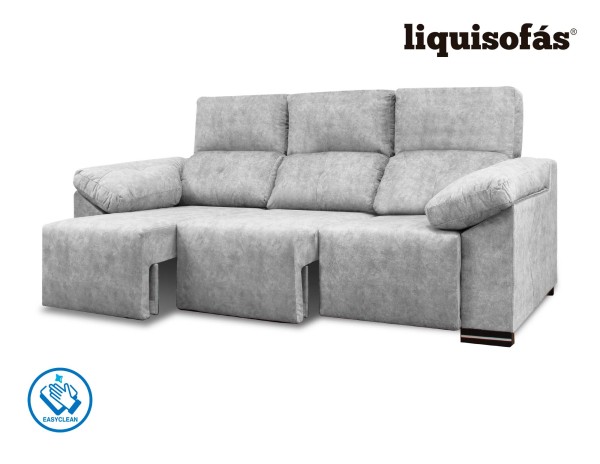SOFÁ 3 PLAZAS DESLIZANTE FRONTAL Y RECLINABLE MOD. JULY