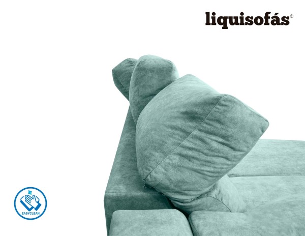 SOFÁ 3 PLAZAS DESLIZANTE FRONTAL Y RECLINABLE MOD. JULY