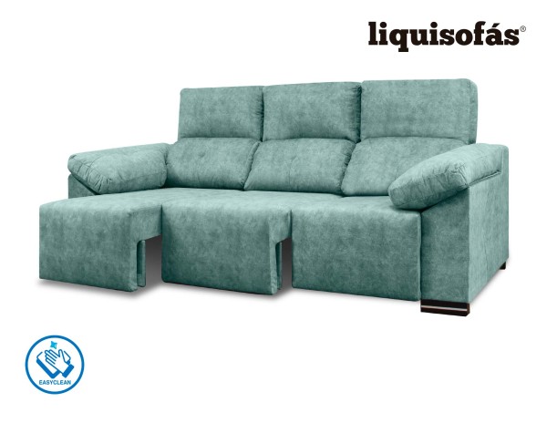 SOFÁ 3 PLAZAS DESLIZANTE FRONTAL Y RECLINABLE MOD. JULY