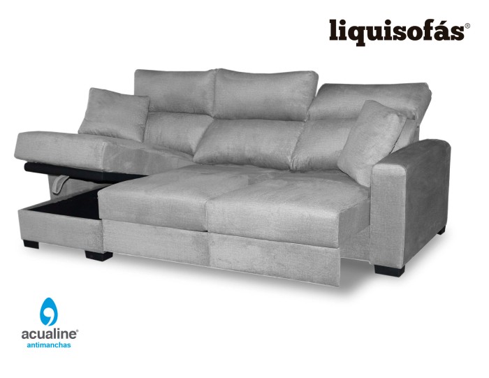 SOFÁ CHAISE LONGUE DESLIZANTE AL...
