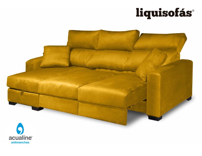 SOFÁ CHAISE LONGUE DESLIZANTE AL...