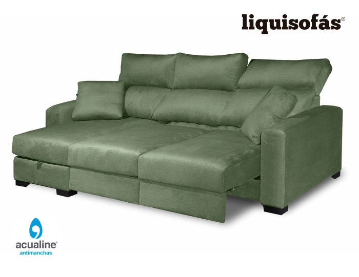 SOFÁ CHAISE LONGUE DESLIZANTE AL...