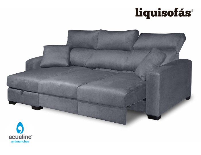 SOFÁ CHAISE LONGUE DESLIZANTE AL...