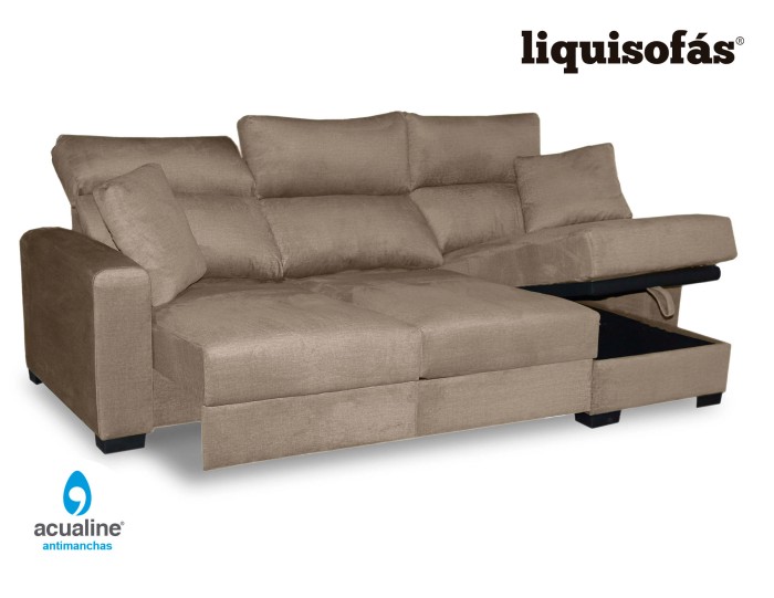SOFÁ CHAISE LONGUE DESLIZANTE AL...