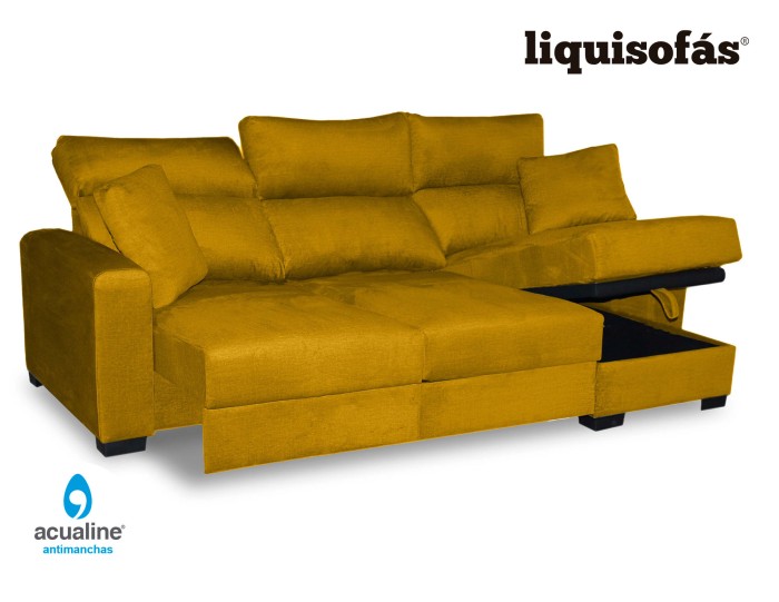 SOFÁ CHAISE LONGUE DESLIZANTE AL...