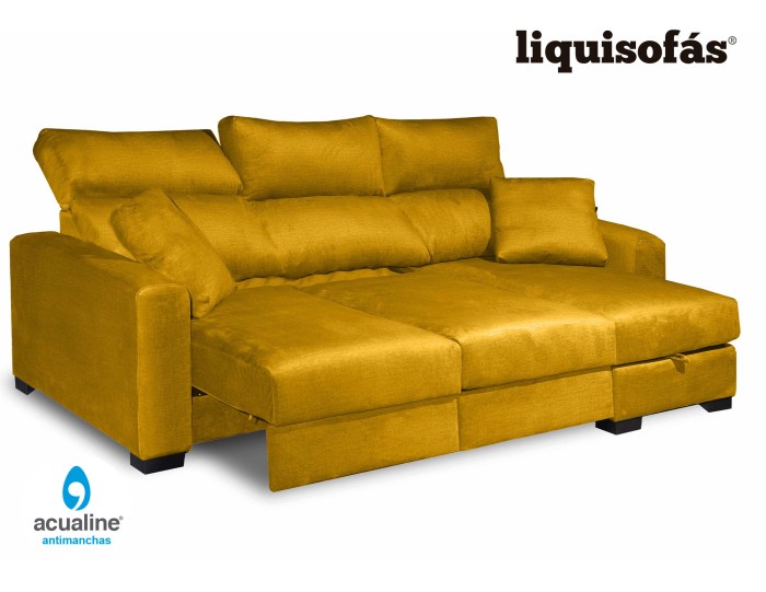 SOFÁ CHAISE LONGUE DESLIZANTE AL...