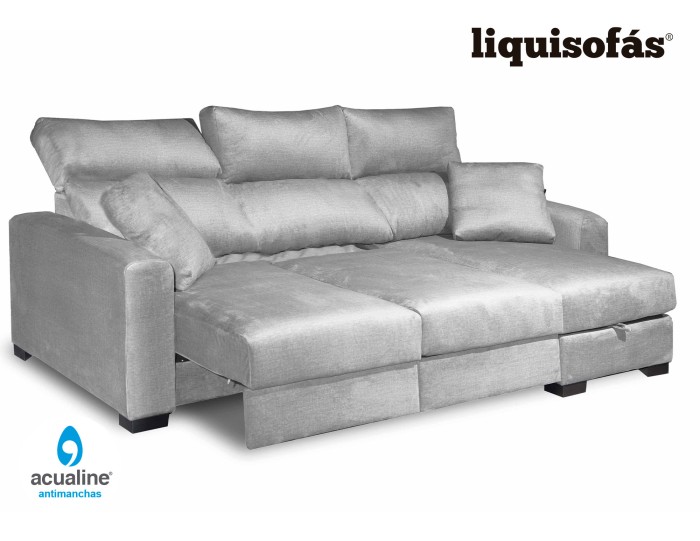 SOFÁ CHAISE LONGUE DESLIZANTE AL...