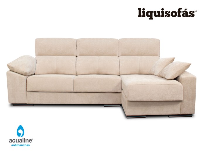 SOFÁ CHAISE LONGUE RECLINABLE Y...