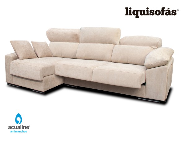 SOFÁ CHAISE LONGUE RECLINABLE Y DESLIZANTE MOD. EGIPTO