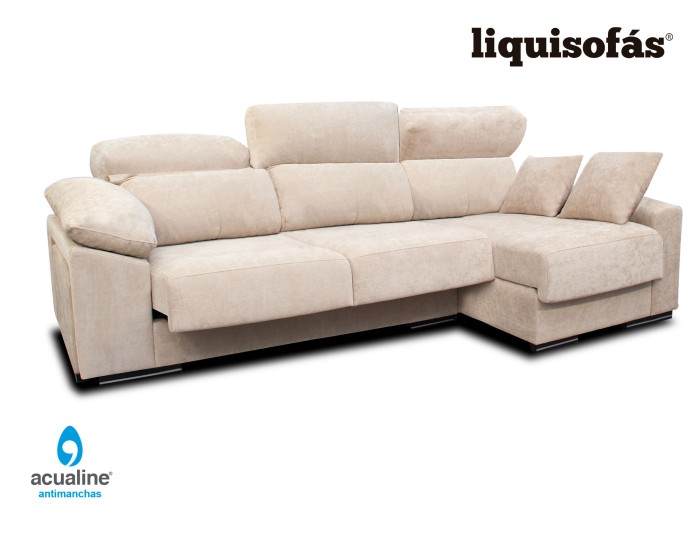 SOFÁ CHAISE LONGUE RECLINABLE Y...