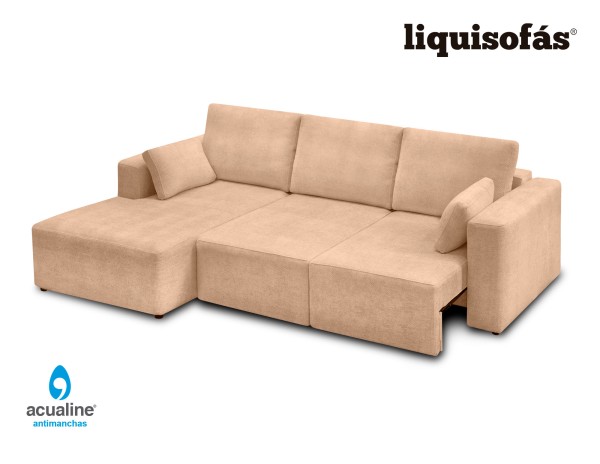 SOFÁ CHAISE LONGUE DESLIZANTE FRONTAL MOD. HONOLULU