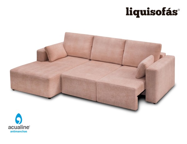 SOFÁ CHAISE LONGUE DESLIZANTE FRONTAL MOD. HONOLULU