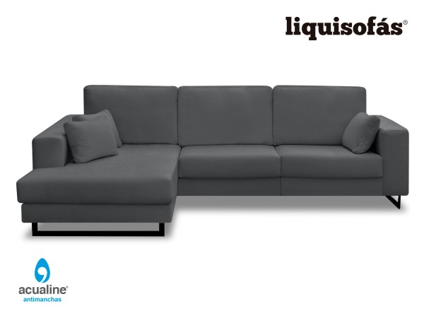SOFÁ CHAISE LONGUE DESLIZANTE AL SUELO MOD. MILWAUKEE