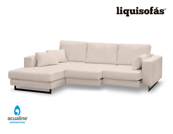 SOFÁ CHAISE LONGUE DESLIZANTE AL SUELO MOD. MILWAUKEE