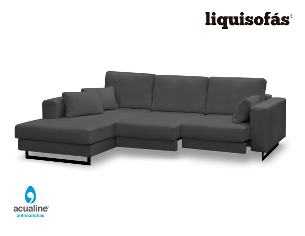 SOFÁ CHAISE LONGUE DESLIZANTE AL SUELO MOD. MILWAUKEE