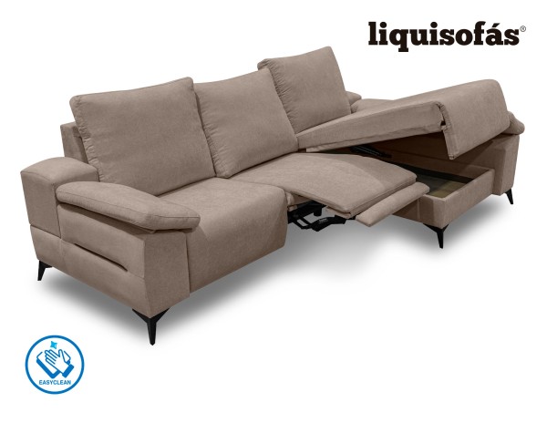 SOFÁ CHAISE LONGUE RELAX ELÉCTRICO MOD. VASCO