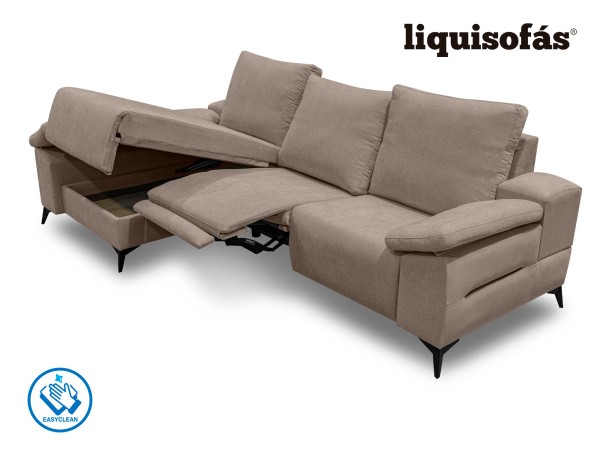 SOFÁ CHAISE LONGUE RELAX ELÉCTRICO MOD. VASCO