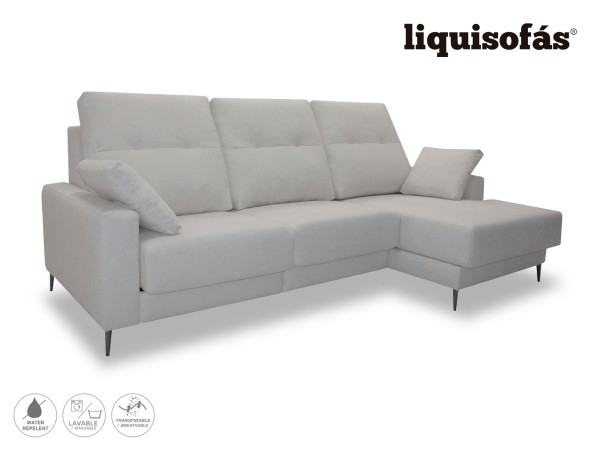 SOFÁ CHAISE LONGUE DESLIZANTE FRONTAL MOD. FLANDES