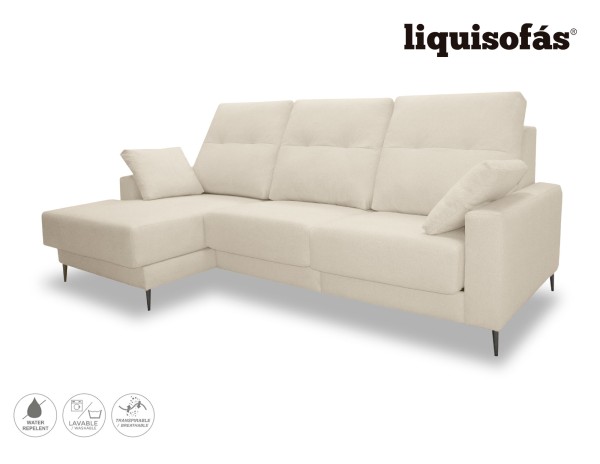 SOFÁ CHAISE LONGUE DESLIZANTE FRONTAL MOD. FLANDES