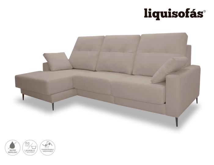 SOFÁ CHAISE LONGUE DESLIZANTE FRONTAL...