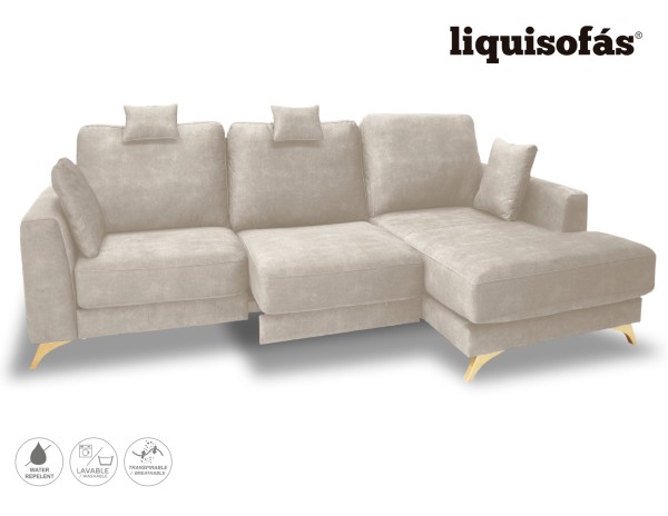 SOFÁ CHAISELONGUE DESLIZANTE AL SUELO MOD. SUIZA