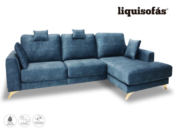 SOFÁ CHAISELONGUE DESLIZANTE AL SUELO MOD. SUIZA