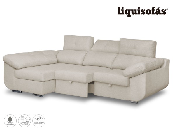 CHAISELONGUE DESLIZANTE FRONTAL Y RECLINABLE MOD. MAY