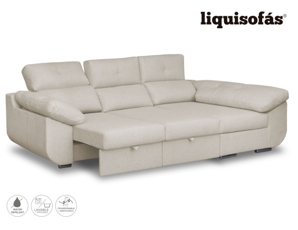 CHAISELONGUE DESLIZANTE FRONTAL Y RECLINABLE MOD. MAY