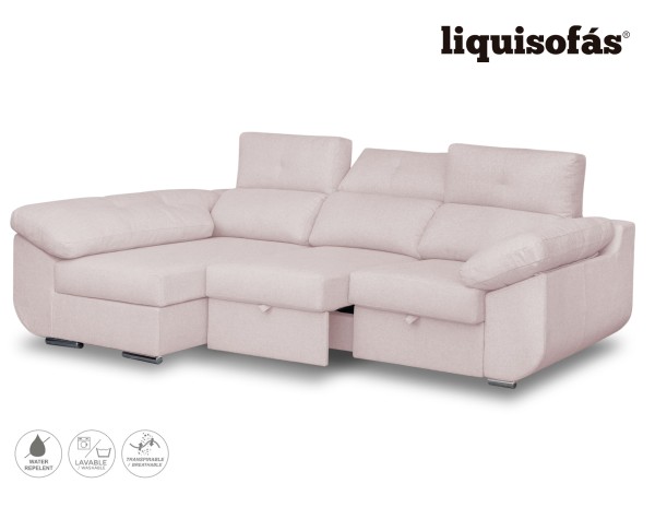 CHAISELONGUE DESLIZANTE FRONTAL Y RECLINABLE MOD. MAY