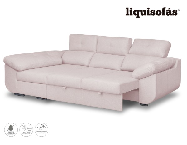 CHAISELONGUE DESLIZANTE FRONTAL Y RECLINABLE MOD. MAY
