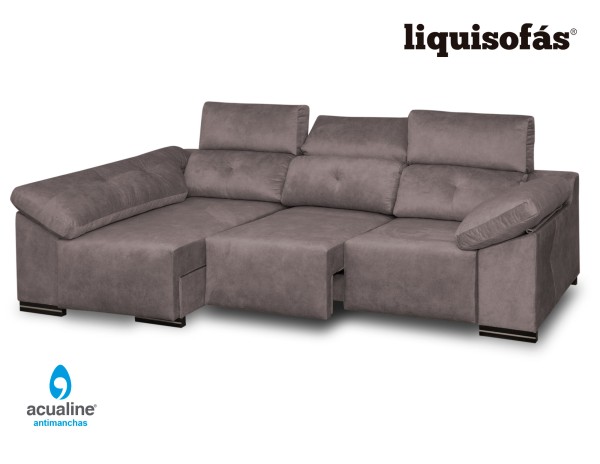 CHAISELONGUE DESLIZANTE FRONTAL Y RECLINABLE MOD. JULY