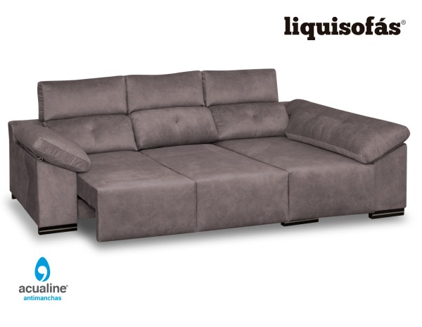 CHAISELONGUE DESLIZANTE FRONTAL Y RECLINABLE MOD. JULY