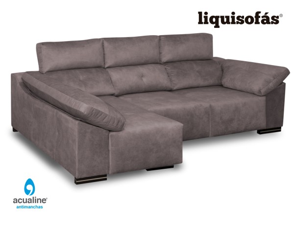 CHAISELONGUE DESLIZANTE FRONTAL Y RECLINABLE MOD. JULY