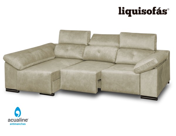 CHAISELONGUE DESLIZANTE FRONTAL Y RECLINABLE MOD. JULY