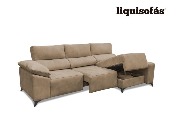 SOFÁ CHAISE LONGUE DESLIZANTE CARRO MOD. BRETAÑA