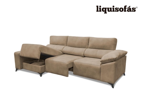 SOFÁ CHAISE LONGUE DESLIZANTE CARRO MOD. BRETAÑA