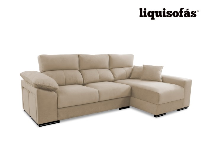 SOFÁ CHAISE LONGUE DESLIZANTE CON...