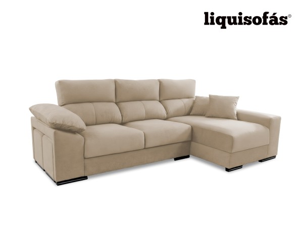 SOFÁ CHAISE LONGUE DESLIZANTE CON ARCÓN MOD. ALAMEDA