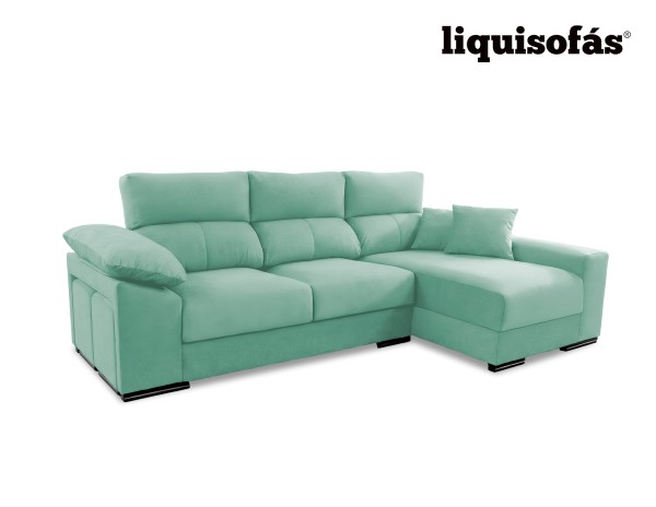 SOFÁ CHAISE LONGUE DESLIZANTE CON ARCÓN MOD. ALAMEDA