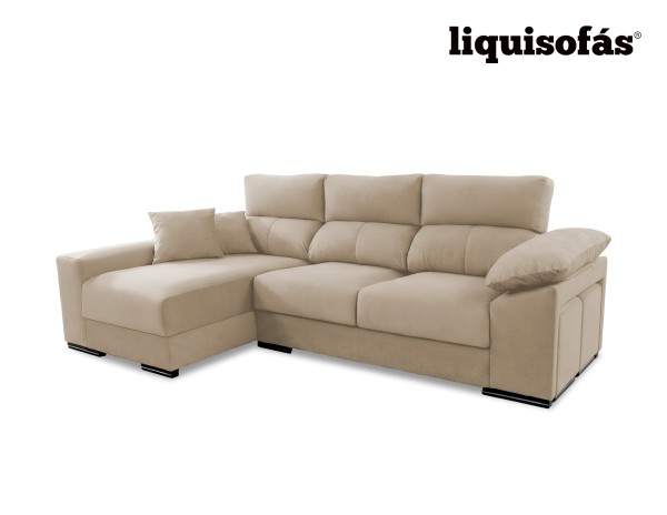 SOFÁ CHAISE LONGUE DESLIZANTE CON ARCÓN MOD. ALAMEDA