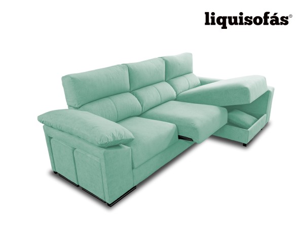 SOFÁ CHAISE LONGUE DESLIZANTE CON ARCÓN MOD. ALAMEDA