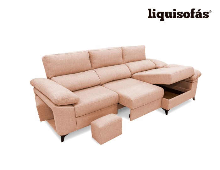 SOFÁ CHAISE LONGUE DESLIZANTE FRONTAL...