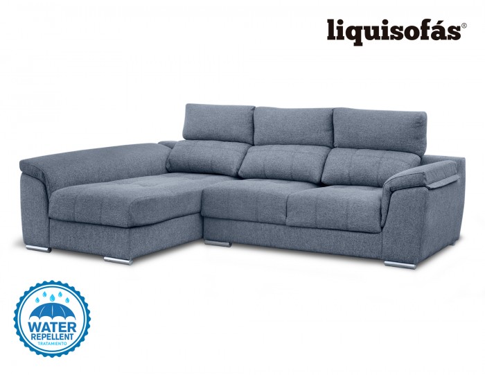 SOFÁ CHAISELONGUE DESLIZANTE Y RECLINABLE MOD. GISELE