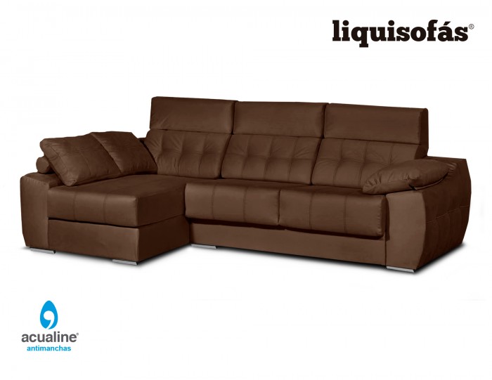 SOFÁ CHAISELONGUE DESLIZANTE Y RECLINABLE MOD. AFAF