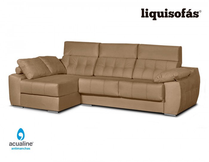 SOFÁ CHAISELONGUE DESLIZANTE Y RECLINABLE MOD. AFAF