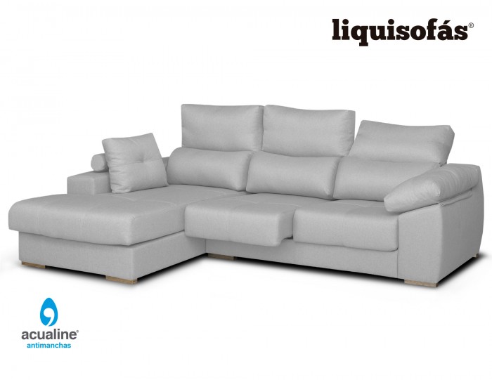 SOFÁ CHAISELONGUE DESLIZANTE Y RECLINABLE MOD. LIBA